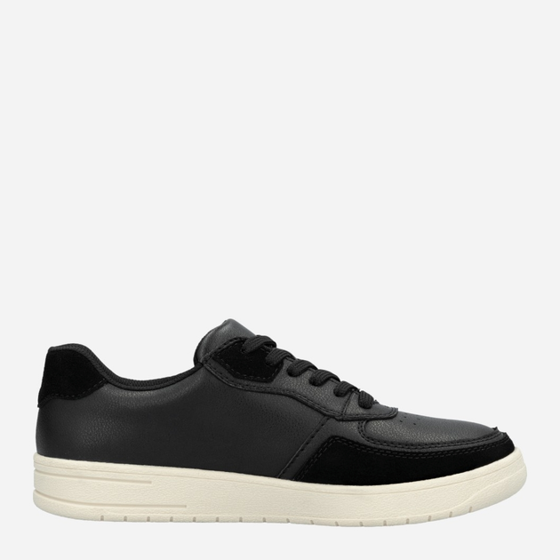 Sneakersy męskie skórzane RIEKER B7806-00 45 (10.5UK) 30 cm Czarne (4061811302369) - obraz 5