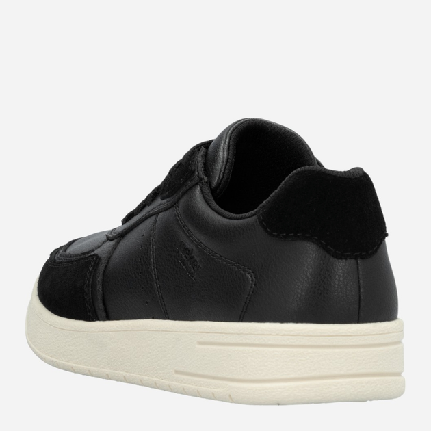 Sneakersy męskie skórzane RIEKER B7806-00 44 (9.5UK) 29 cm Czarne (4061811302352) - obraz 7
