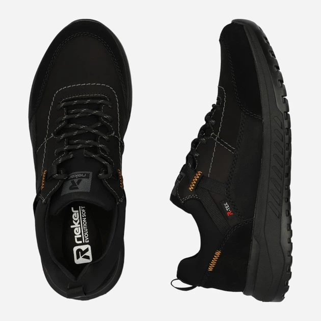 Чоловічі кросівки RIEKER U0100-00 40 (6.5UK) 26 см Чорні (4061811106646) - зображення 10