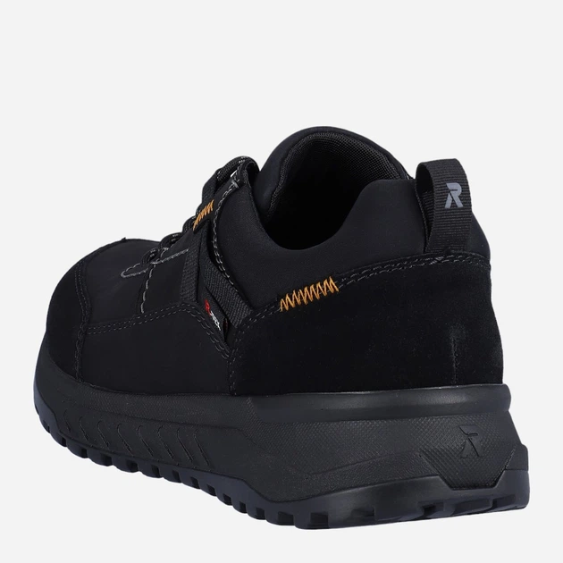 Sneakersy męskie RIEKER U0100-00 44 (9.5UK) 29 cm Czarne (4061811106684) - obraz 7