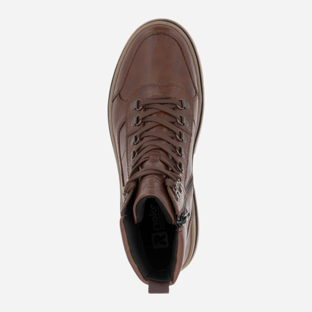 Trapery męskie skórzane RIEKER U1271-22 44 (9.5UK) 29 cm Brązowe (4061811410354) - obraz 8