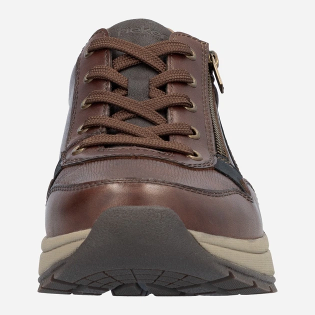 Sneakersy męskie RIEKER 11001-25 44 (9.5UK) 29 cm Brązowe (4061811416714) - obraz 6
