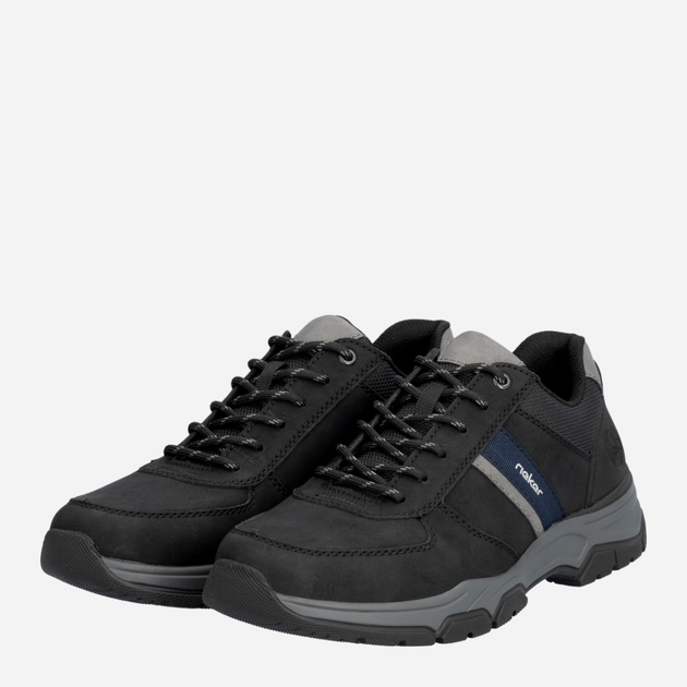 Buty sportowe męskie RIEKER 11211-01 43 (9UK) 28.5 cm Czarne (4061811441754) - obraz 3