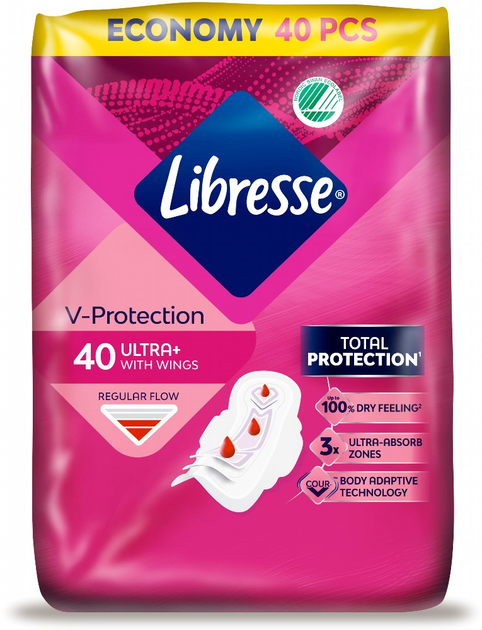 Прокладки гігієнічні Libresse Ultra 4 краплі 40 шт (7322540235876) - зображення 2