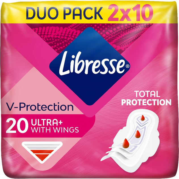 Гігієнічні прокладки Libresse Ultra 4 краплі 20 шт (7310791245607) - зображення 1