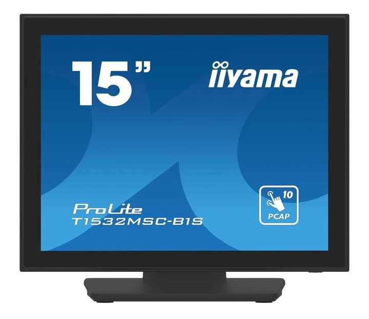 Монитор iiyama T1532MSC-B1S Touch (T1532MSC-B1S) EU - изображение 1