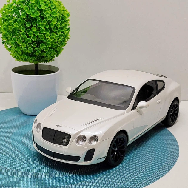 Машинка на радиоуправлении Bentley резиновые колеса свет масштаб 1:14 Белая (2048A) - Фото 9 Машинка на радиоуправлении Bentley резиновые колеса свет масштаб 1:14 Белая (2048A) - изображение 9