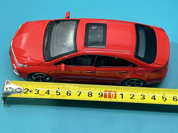 Машинка металлическая Авто Эксперт Toyota Corolla 1:32 металл свет/звук Красная (GT-6258) - изображение 8