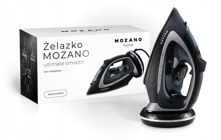 Утюг Mozano Ultimate Smooth 2600 Вт AGD/ZEL/01#SZARY - зображення 4
