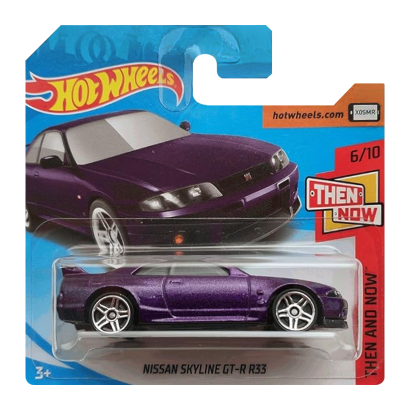 Машинка Базова Hot Wheels Nissan Skyline GT-R R33 Then and Now 1