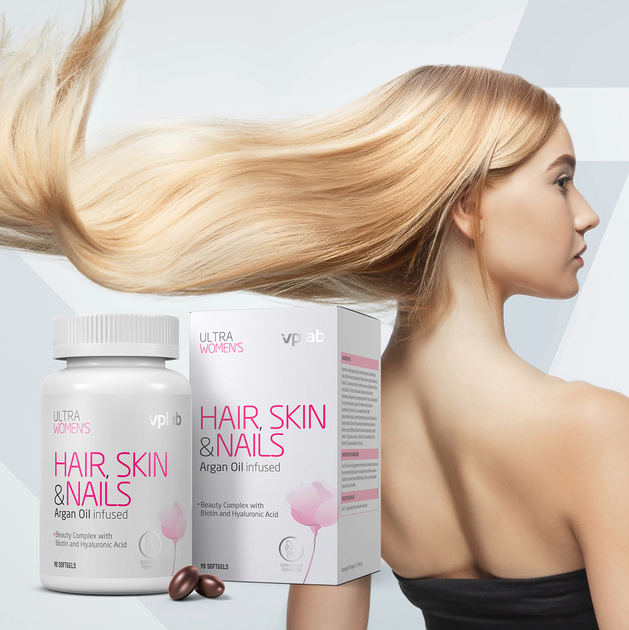 Multiwitaminy dla kobiet VPLab Ultra Women's Hair, Skin & Nails 90 kapsułek (5060730361753) - obraz 11