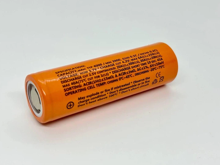 Аккумулятор Высокотоковый Bossman Profi Li-ion 3.7V 4000mAh INR21700-40S - Фото 2 Аккумулятор Высокотоковый Bossman Profi Li-ion 3.7V 4000mAh INR21700-40S - изображение 2