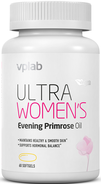 Multiwitaminy dla kobiet VPLab Ultra Women's Evening Primrose Oil 60 kapsułek (5060255359624) - obraz 3