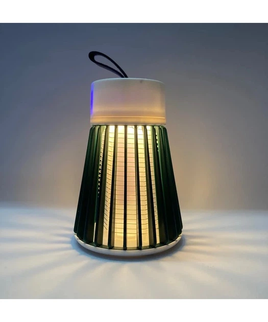 Ловушка-лампа от насекомых Mosquito killing Lamp YG002 аккумуляторная с LED подсветкой и USB-зарядкой Зеленая - Фото 3 Ловушка-лампа от насекомых Mosquito killing Lamp YG002 аккумуляторная с LED подсветкой и USB-зарядкой Зеленая - изображение 3
