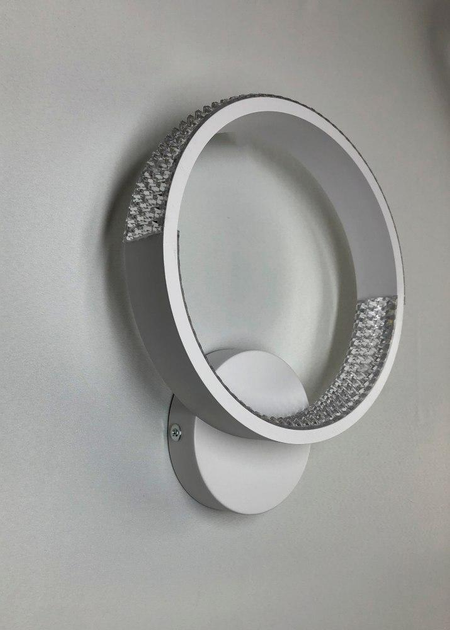 Светильник светодиодный настенный, LED бра LUMINARIA AKRILIKA ROUND 17W 1R ON/OFF WHITE/CLEAR 220V IP20 - изображение 2