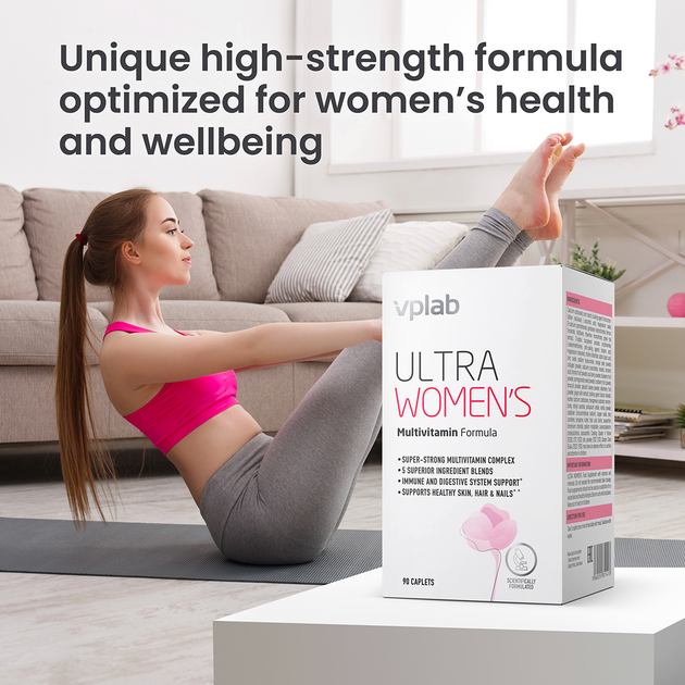 Мультивітаміни для жінок VPLab Ultra Women’S Multivitamin Formula 90 капсул (5060255351413) - зображення 10