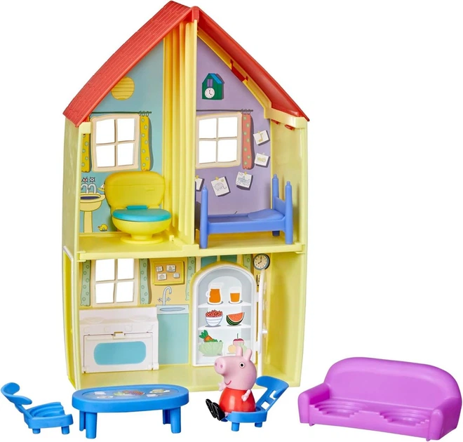 Ігровий набір будиночок Пеппи Peppa Pig Peppa's Adventures Family House Playset F2167 - Фото 3 Ігровий набір будиночок Пеппи Peppa Pig Peppa's Adventures Family House Playset F2167 - зображення 3