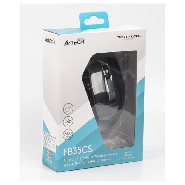 Мышка A4Tech Fstyler FB35CS Midnight Green USB - изображение 6