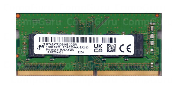Оперативная память для ноутбука Micron DDR4 16GB 3200MHz SO-DIMM PC4 ...