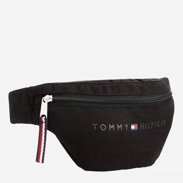 Сумка поясная (бананка) мужская тканевая Tommy Hilfiger 803456029 Черная (1159811190) - Фото 3 Сумка поясная (бананка) мужская тканевая Tommy Hilfiger 803456029 Черная (1159811190) - изображение 3