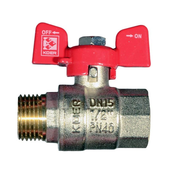 Кран шаровый Koer 1/2" ГШБ (KR.218) (KR0034) - Фото 2 Кран шаровый Koer 1/2" ГШБ (KR.218) (KR0034) - изображение 2