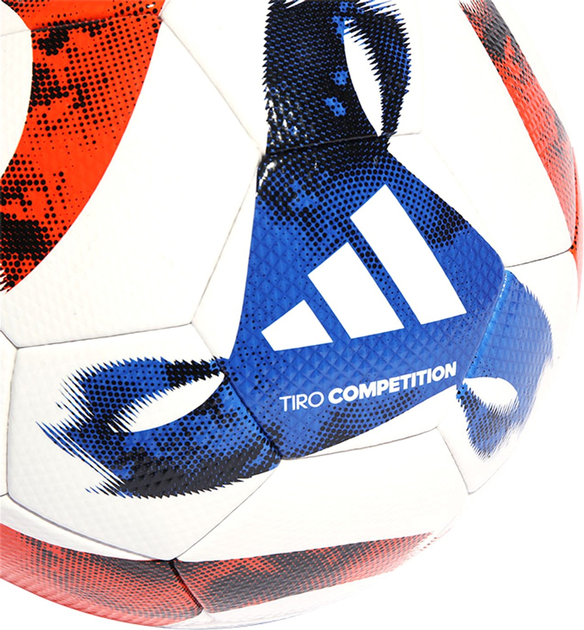 Футбольний м'яч Adidas Teamwear Tiro Competition HT2426 розмір №4 Біло-синьо-червоний (4065432812948) - зображення 2