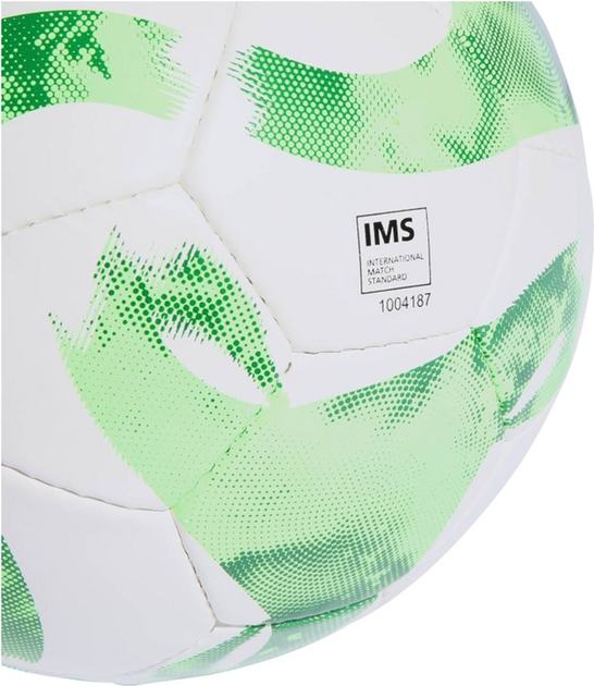 Футбольний м'яч Adidas Teamwear Tiro Match HT2421 розмір №5 Біло-зелений (4065432826150) - зображення 4