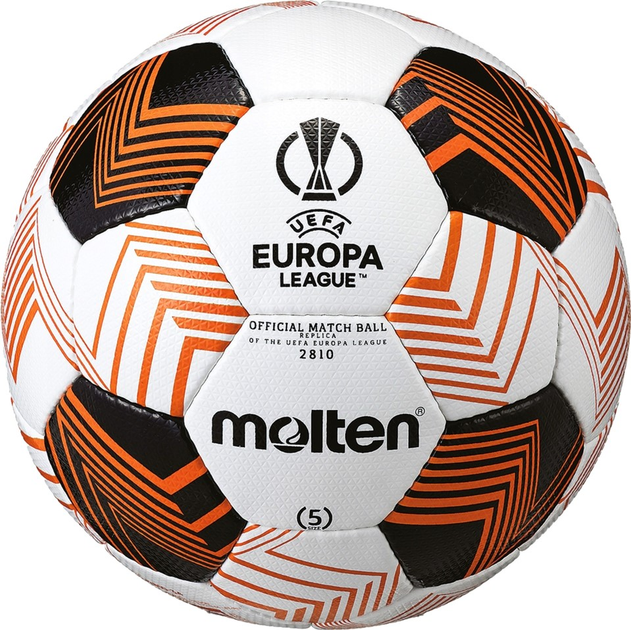 Футбольний м'яч Molten UEFA Europa League 23/24 F5U2810-34 розмір №5 Кольоровий (4570031010737) - зображення 1