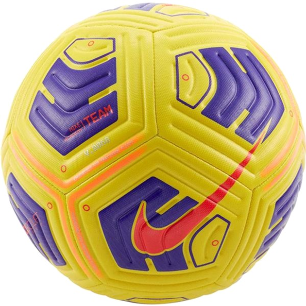 Футбольний м'яч Nike Team Academy CU8047 720 розмір №4 Yellow-purple (0194500856875) - зображення 1