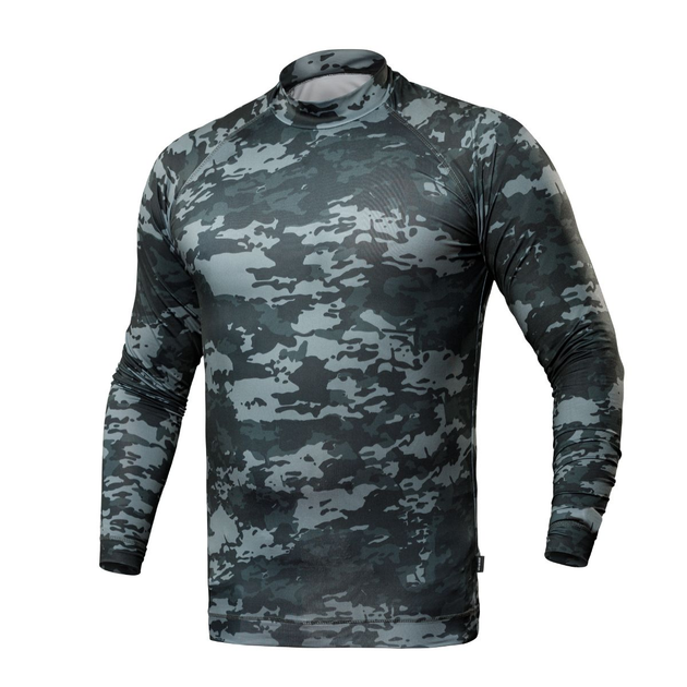 Рашгард тактичний Raptor Ukrarmor Rashguard Dark Multicam. Slim fit, polyester S - зображення 1