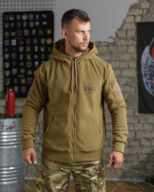 Тактическая флисовка polar tech army койот XL - изображение 2