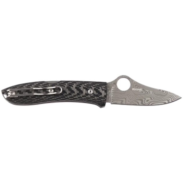 Нож Spyderco SpyOpera Carbon Fiber Damasteel Thor (C255CFPD) - изображение 2