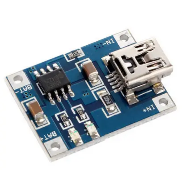 Зарядний модуль контролера TP4056 з захистом акумулятора Mini USB - изображение 3