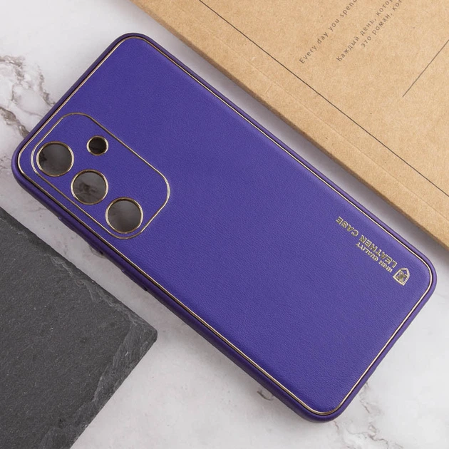 Кожаный чехол Xshield для Samsung Galaxy S23+ (Фиолетовый / Ultra Violet) (158828) - изображение 7