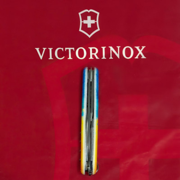 Нож Victorinox Spartan Ukraine 91 мм Жовто-синій малюнок (1.3603.7_T3100p) - изображение 2