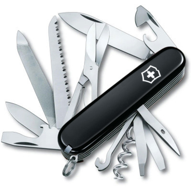 Нож Victorinox Ranger 91 мм Чорний (1.3763.3) - изображение 1