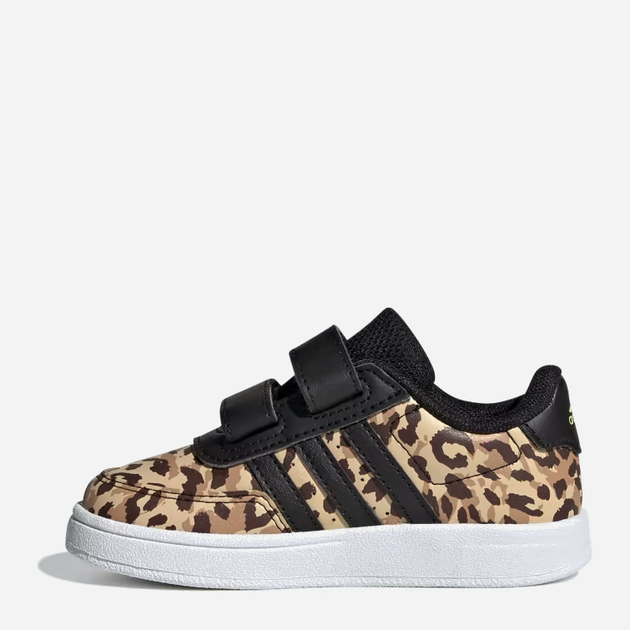 Sneakersy dziecięce dla dziewczynki na rzepy adidas Breaknet 2.0 CF I IG0506 23 Czarny/Brązowy (4066755257317) - obraz 3