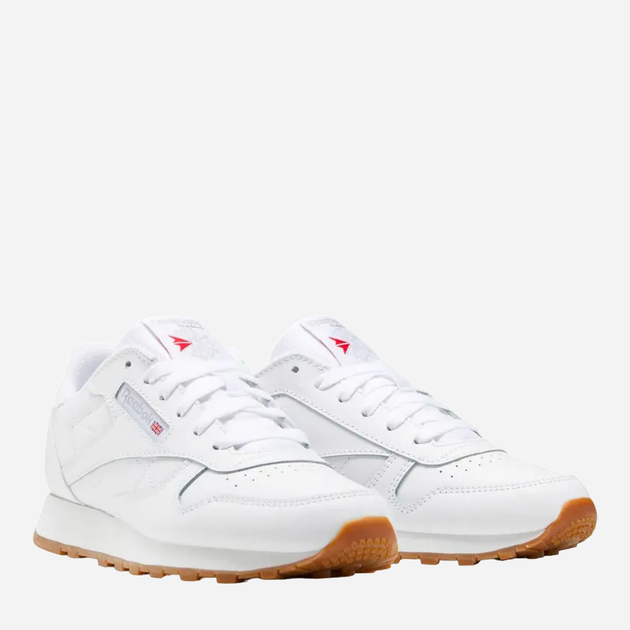 Buty sportowe damskie do kostki Reebok Classic Leather 100010472 39 Białe (4065422063695) - obraz 2