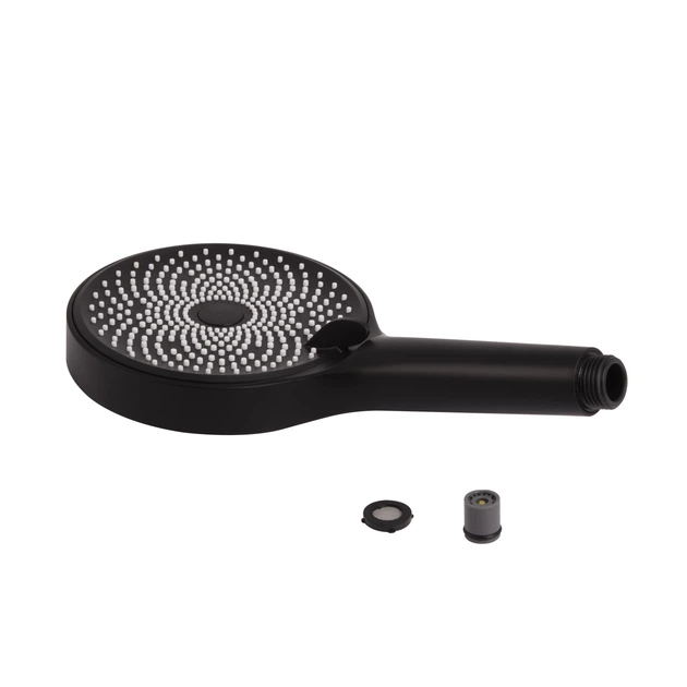 Лейка для ручного душа Qtap Rucni D 130 мм округлая QTRUC125BLM45953 Black Matt - изображение 3