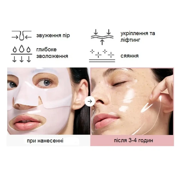 Набор гидрогелевых масок Biodance 5 шт: с коллагеном, витамином С, гиалуроновой кислотой, водоростями, икра - изображение 2