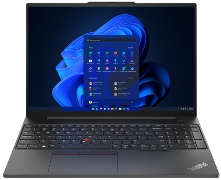 Ноутбук Lenovo ThinkPad E16 G1 (21JN004RGE) Graphite Black - зображення 1