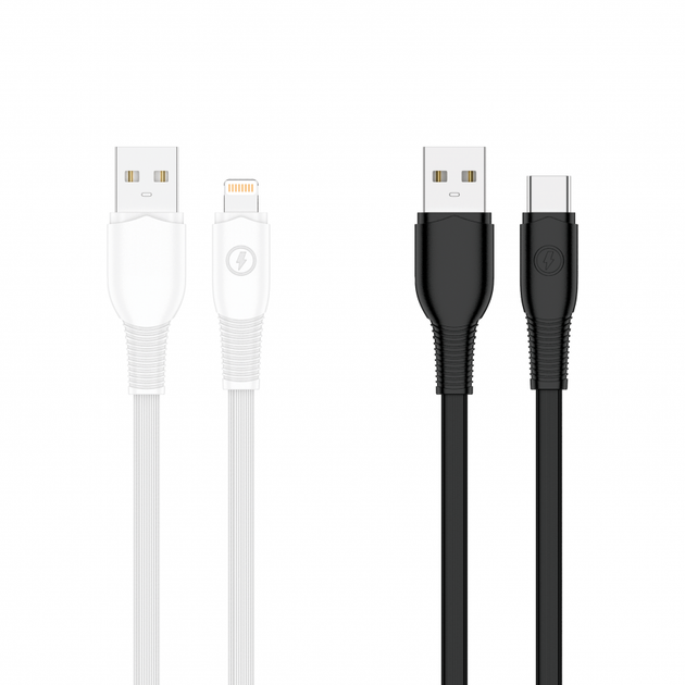 Кабель USB WALKER C595 Lightning black - изображение 3