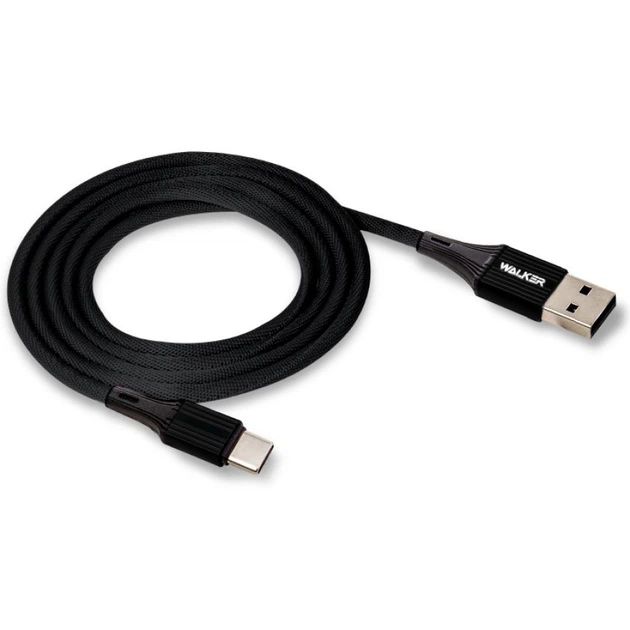 Кабель USB WALKER C705 Type-C black - Фото 2 Кабель USB WALKER C705 Type-C black - изображение 2