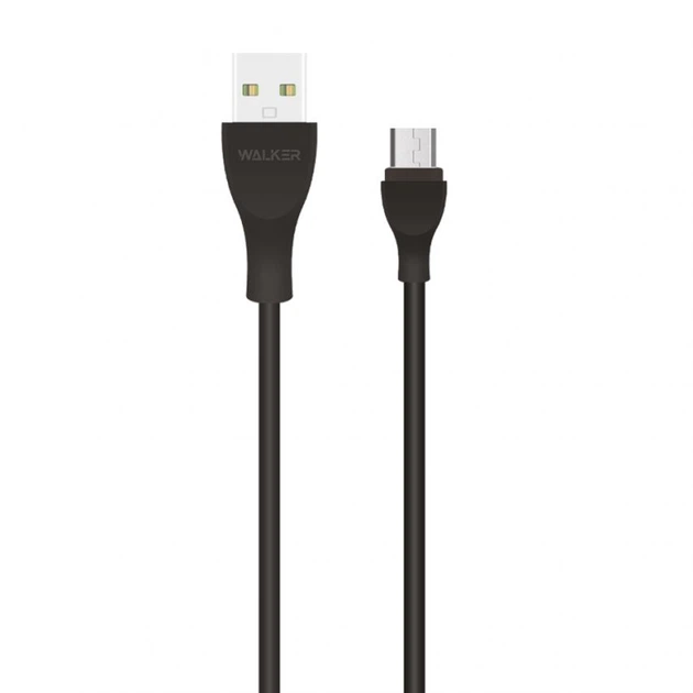 USB КабельWALKER C565 Micro black - Фото 1 USB КабельWALKER C565 Micro black - изображение 1