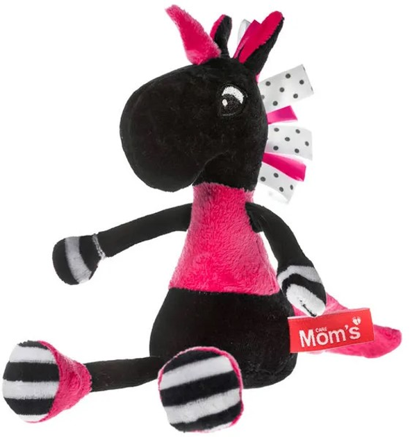 М'яка іграшка сенсорна Hencz Toys Mom's Care Єдиноріг Рожева 25 см (5907784466334) - зображення 1