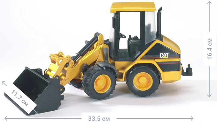 Іграшка Bruder Дорожній навантажувач CAT М1:16 (02441) - зображення 7