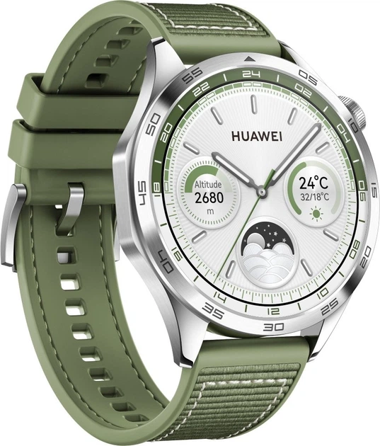 Смарт-годинник Huawei Watch GT 4 46mm GPS NFC Green (55020BGV) - зображення 2