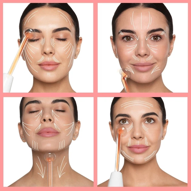 Дарсонваль AIMED Lift Skin Pro Black Edition с 6 насадками Черный