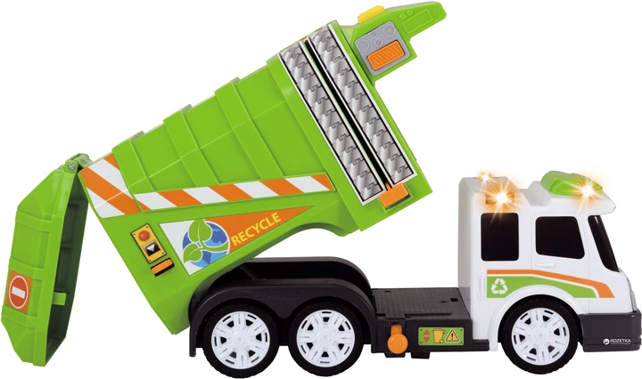Функциональное авто "Мусоровоз" Dickie Toys со звуковыми и световыми эффектоми (3308357) - Фото 4 Функциональное авто "Мусоровоз" Dickie Toys со звуковыми и световыми эффектоми (3308357) - изображение 4