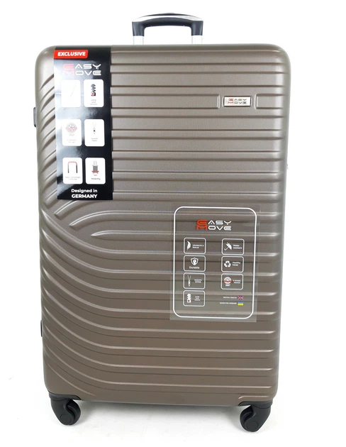Чемодан Большой L Easy Move ABS 76 х 49 х 29 см 95 л Бронзовый - изображение 3